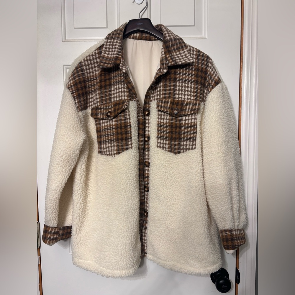Cupshe teddy sherpa jacket